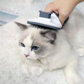 CozyPaw self-cleaning cat brush pink and grey variants